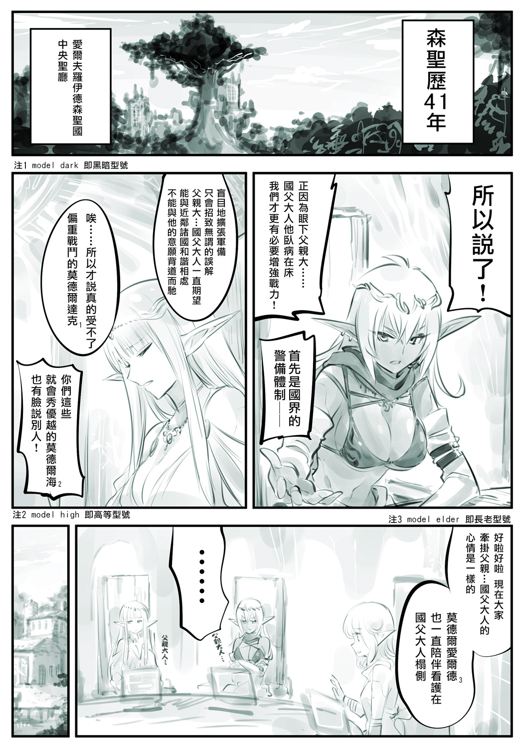 愛爾夫羅伊德森聖國物語 - 第2話 - 1