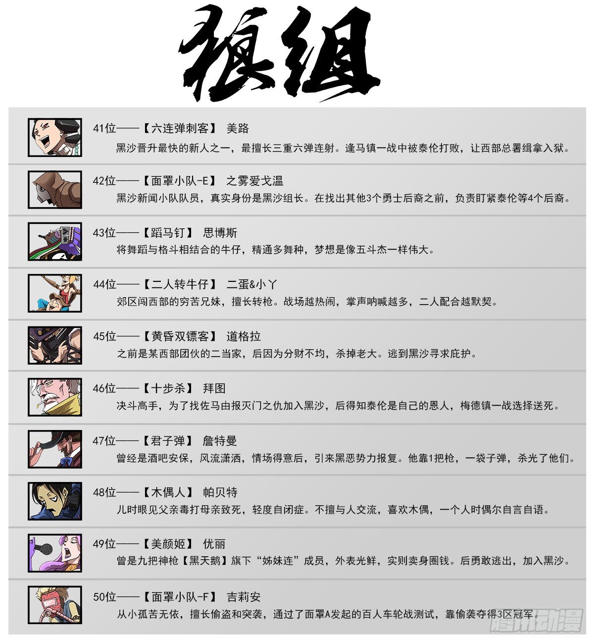 銃火 - 狼組合照 - 1