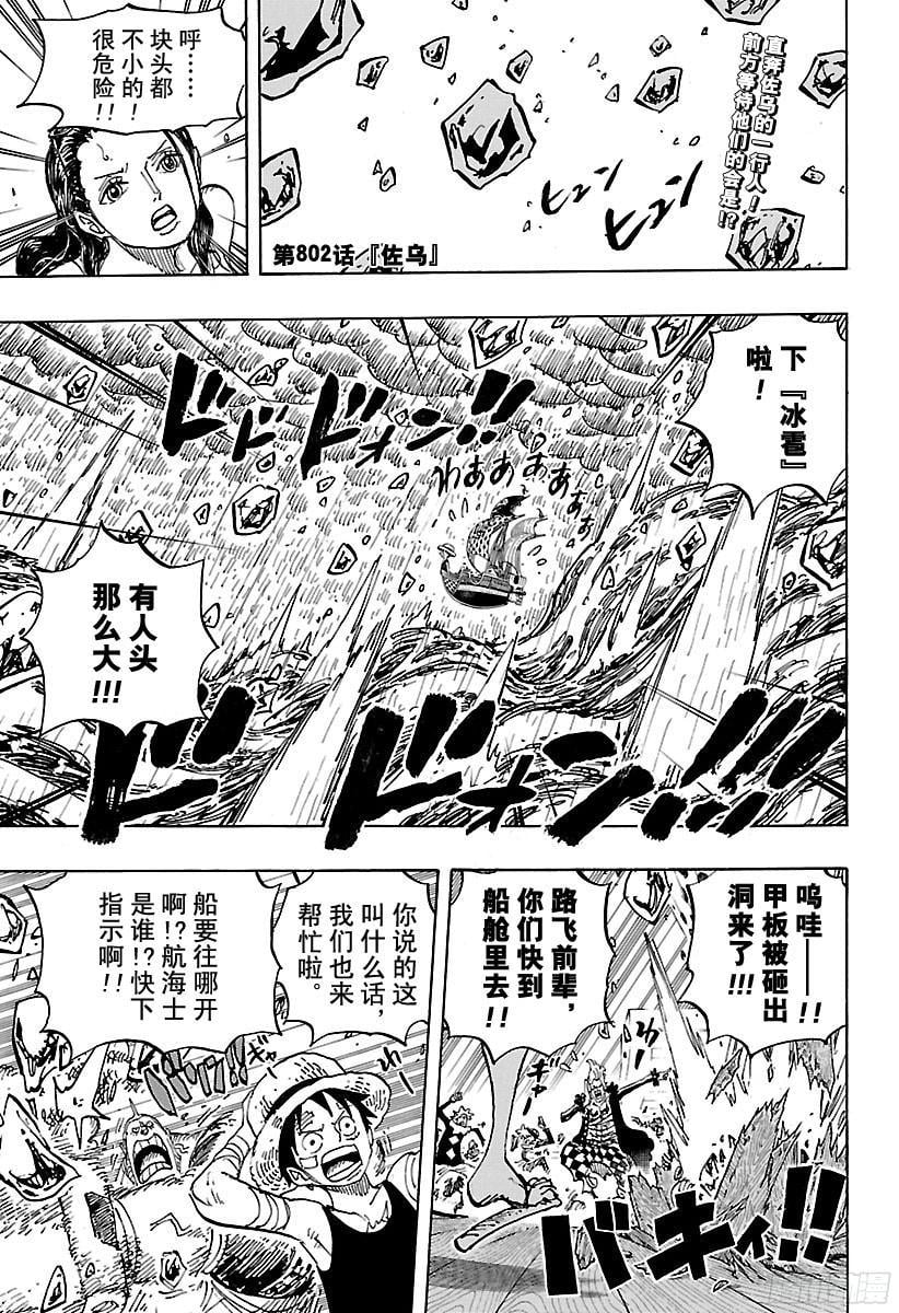 航海王 - 第802话 佐乌 - 第4张图