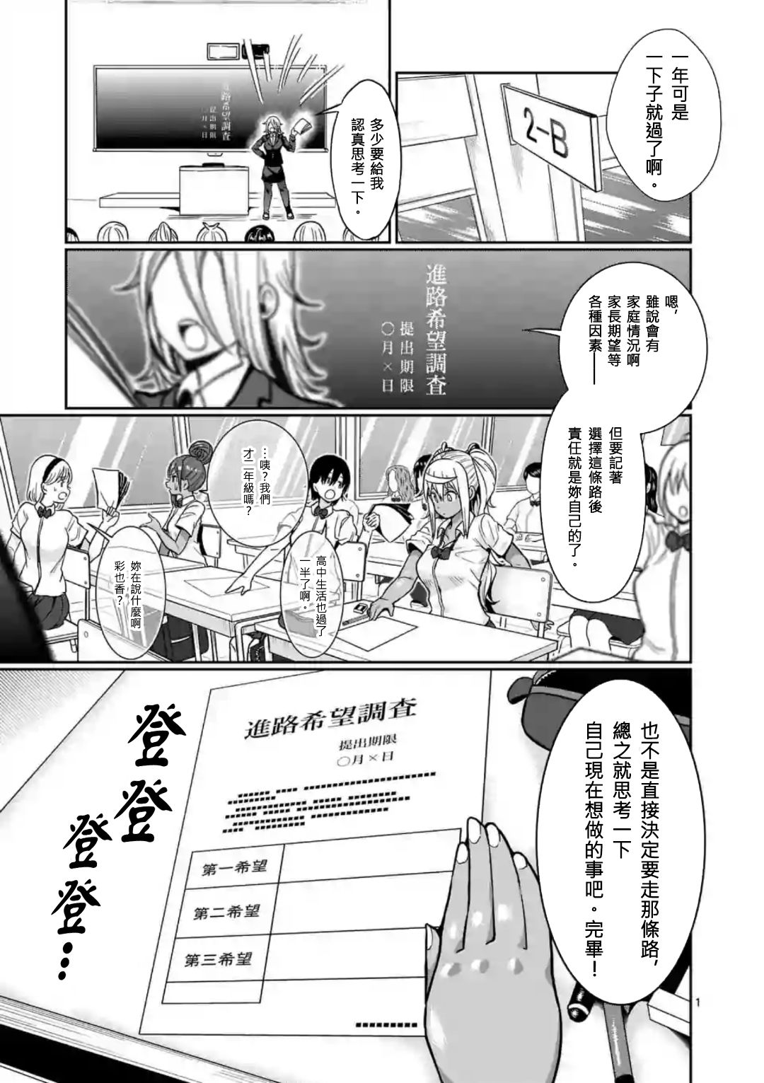 肌肉少女：啞鈴，能舉多少公斤？ - 第62話 - 1