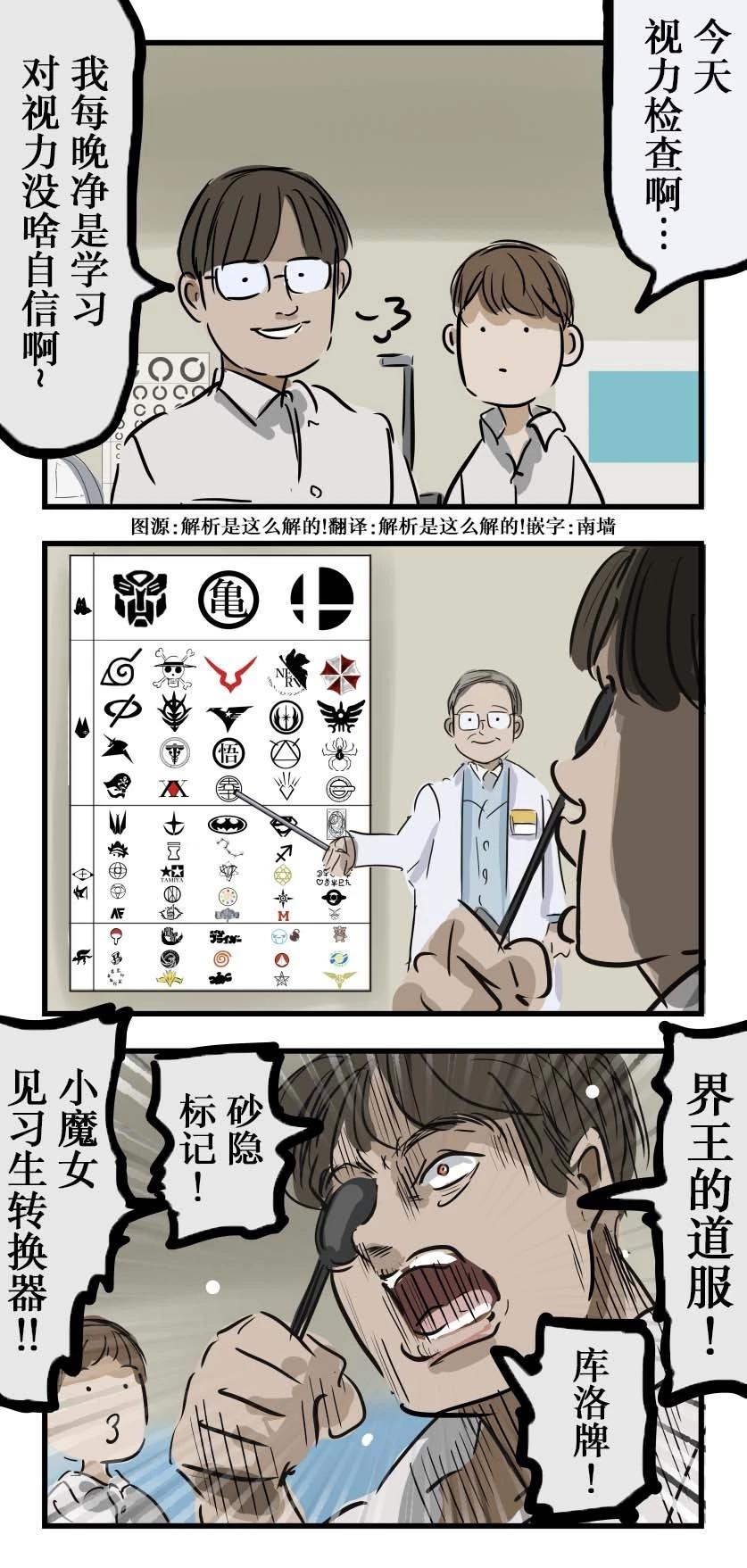 カコミスル老師四格合集 - 視力檢查 - 1